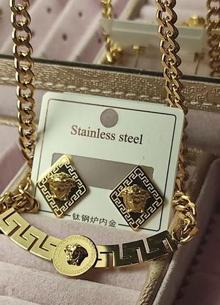 Набор в стиле versace под золото