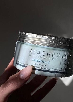 Відновлююча та заспокійлива маска atache essentielle reafirming mask green tea