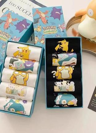 Набір з 5 пар шкарпеток pokemon