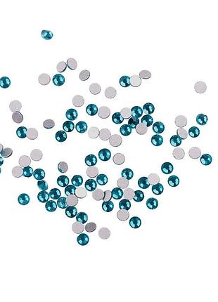 Komilfo стрази blue zircon, розмір 6 (100 шт. в пакованні)