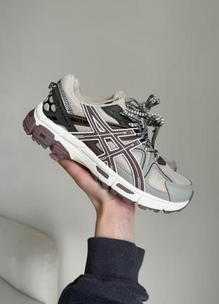 Новинка 🔥 asics gel-kahana 8 grey beige жіночі кросівки