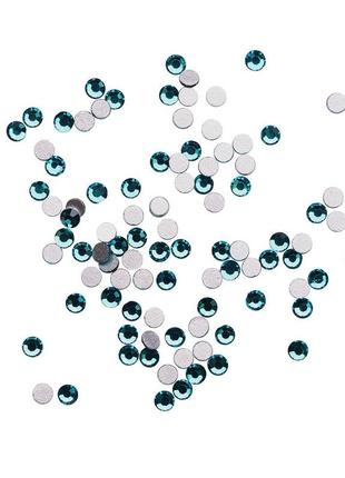 Komilfo стрази, blue zircon, розмір 4 (100 шт. в пакованні)