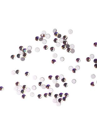 Komilfo стразы (100 шт. в упаковке) purple flare, размер 3