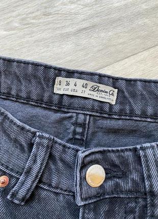 Круті сірі джинси mom denim co 8/36/s5 фото