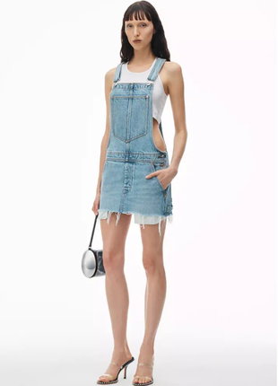 Джинсовый комбинезон alexander wang