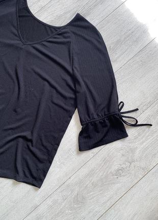 Жіноча класична чорна блузка блуза розмір xxl2 фото