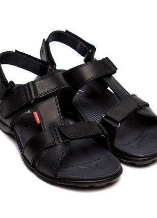 Чоловічі літні шкіряні сандалії високої якості весна літо босоніжки шльопанці7 фото