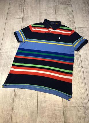 Яркое поло polo ralph lauren