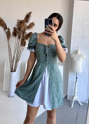 Короткое легкое платье 👗, отличная ткань софт, сбоку есть потайная молния