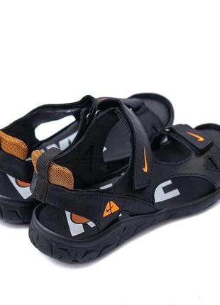 Мужские летние кожаные сандалии высокого качества весна лето босоножки шлепанцы8 фото