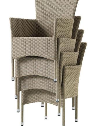 Крусло садове натура (сталь та петан), 7trav