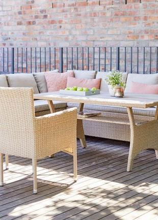 Крусло садове натура (сталь та петан), 7trav