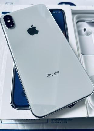 Iphone x 256gb silver neverlock1 фото