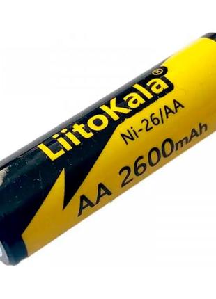 Акумулятор liitokala ni-26/aa 1.2v aa 2600mah battery