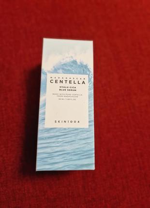 Skin1004 madagascar centella hyalu-cica blue serum, сироватка проти подразнень, оригінал з кореї