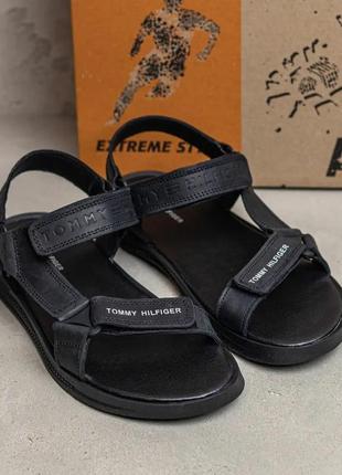 Мужские летние кожаные сандалии высокого качества весна лето босоножки шлепанцы