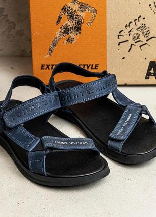 Мужские летние кожаные сандалии высокого качества весна лето босоножки шлепанцы