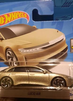 Hot wheels 2023 factory fresh lucid air 1/5 97/250 hkj29 люцід аір машинки колекційні хот вілс