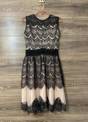 Святкова сукня, плаття з мереживом3 фото