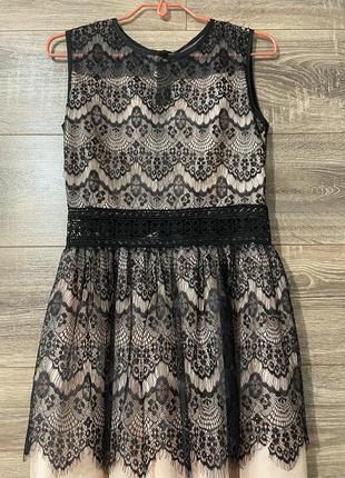 Святкова сукня, плаття з мереживом2 фото