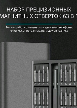 Набор отвёрток 25в1/63в1 2