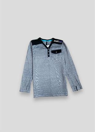 Лонгслив / реглан серый в полоску