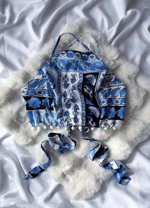 Блакитний топ