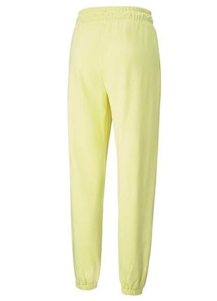 Спортивные штаны джоггеры лимонные желтые3 фото
