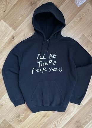 Худи черное с надписью 2