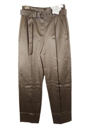 Брюки шелк + хлопок brunello cucinelli,италия,оригинал, размер итальянский 42