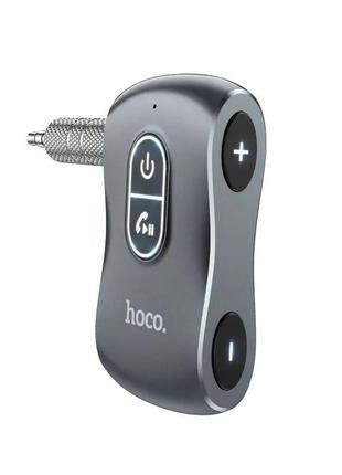 Аудиоадаптер универсальный hoco tour car aux bt receiver e73 bt5.0, tf, mic, 10h |