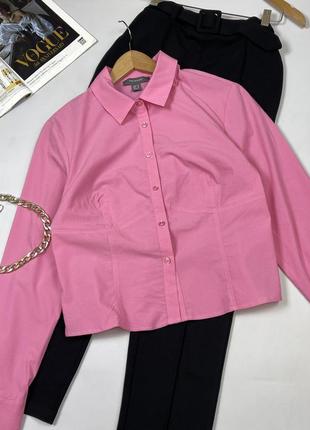 Рожева укорочена сорочка корсет barbie primark 35/xs2 фото