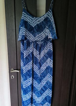 Шифоновий сарафан з узорами в бохо стилі