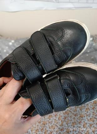 Туфли почти новые. 21 см по стельке, кожа натуральная