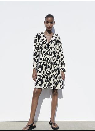 Легеньке віскозне плаття zara