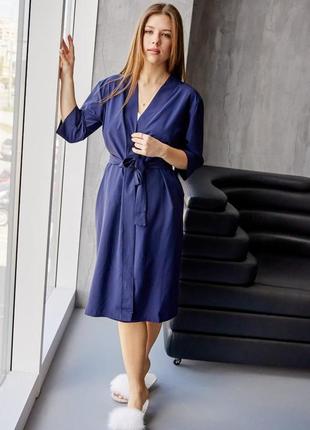 Женский шелковый халат р.s,m,l,xl.