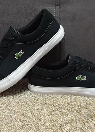 Мужские оригинальные кеды от топового бренда lacoste3 фото