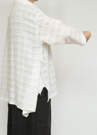 Рубашка белая оверсайз, luukaa.