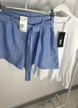 Шорты льняные 38 р. h&m5 фото