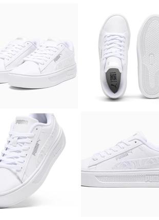 Кроссовки puma smash v3 platform. оригинал. новые. us 8, us8,5, us9,5