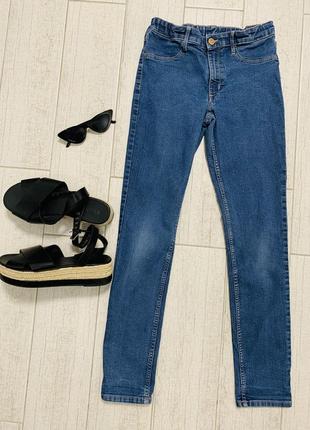 Базові класичні джинси-скінні  на дівчинку-підлітка на 13-14 років