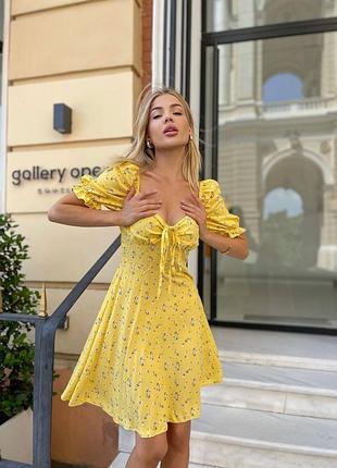 Мини платье в горох🌼
