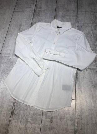 Женская белая рубашка polo ralph lauren1 фото