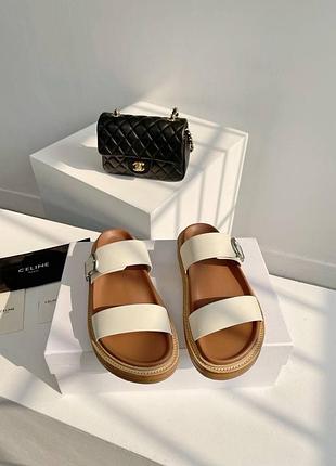 Сандалии из натуральной кожи celine