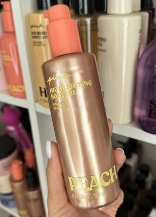 Бронзуюча олійка бронзатор victoria’s secret pink peach