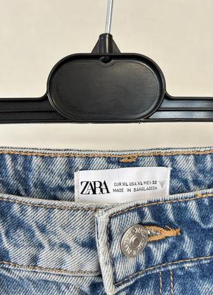 Джинсова спідниця zara з рваностями 🩵🩵6 фото