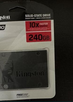 Новый накопитель ssd kingston 240 gb q500