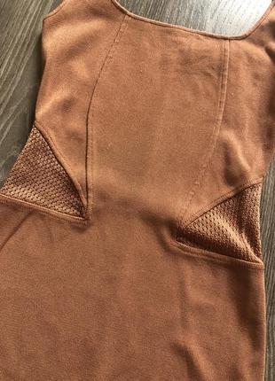 Платье майка резинка зара оригинал платье с утяжкой s zara xs