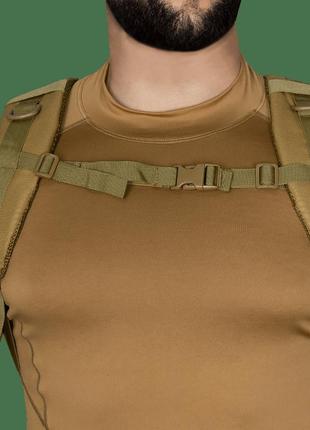 Рюкзак тактический военный боевой универсальный для военных всу camotec brisk lc койот ve-334 фото