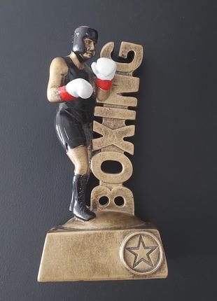 Нагорода спортивна бокс статуетка наградна боксер spport 3229-b8